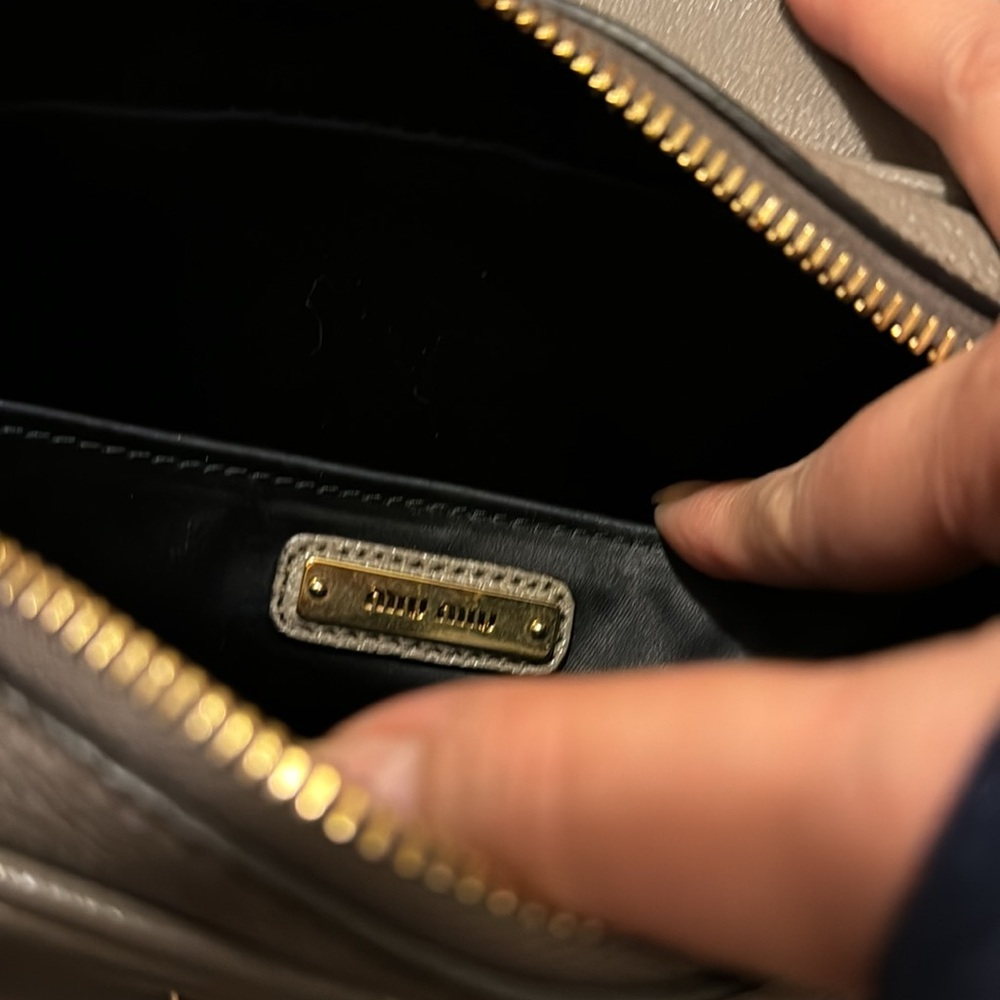 Original,Pre Owned, Like New Miu Miu Madras. - image 4